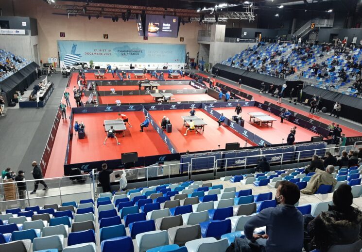 Championnats de France de tennis de table à la Glaz Arena