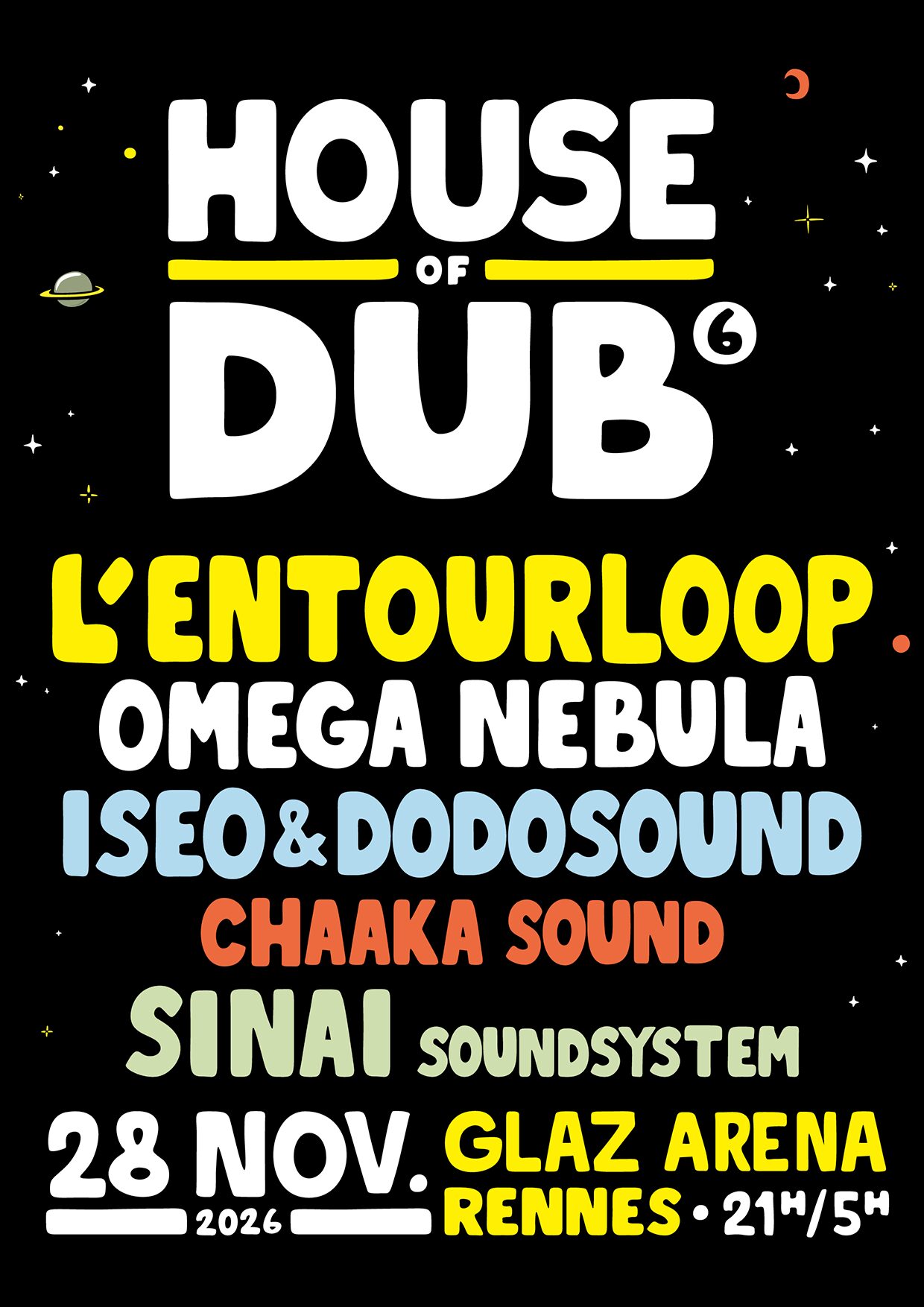 House of Dub #6 en concert à la Glaz Arena le Sam 28 nov
